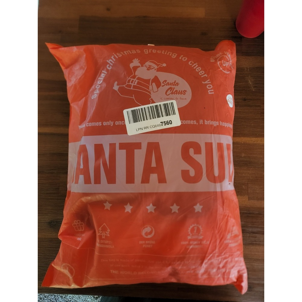 x-large santa suit unbranded unopened‎ Unsure what it looks like